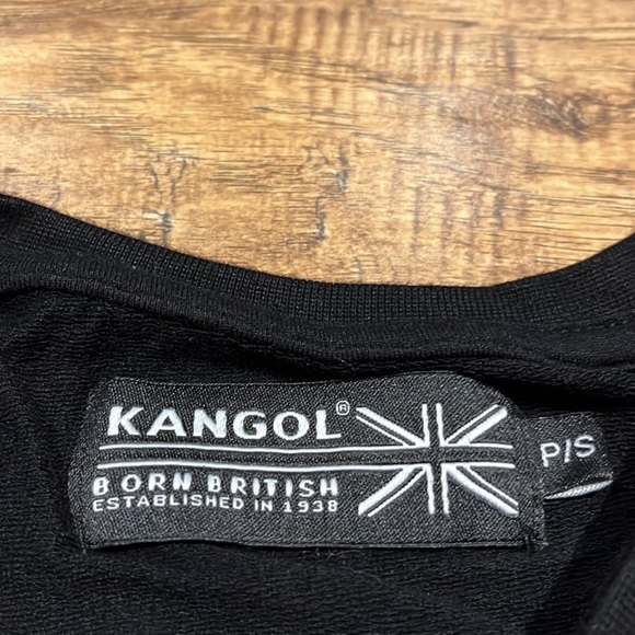 Kangol black long sleeve with rainbow striped sleeves - Picture 5 of 10